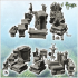 Tavern furniture set with chairs and kitchen furniture (18) - Ork Green Horde Fantasy Beast Chaos Demon Ogre image