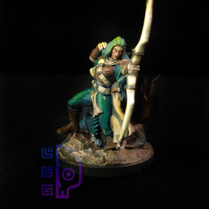 Picture of print of Female Elf Archer