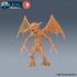 Fire & Magma Mephit Set / Devil Imp / Winged Evil Humanoid / Flame Elemental / Flying Encounter image