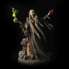 Picture of print of Mordreda old witch