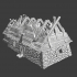 Medieval damaged house - wargaming model image