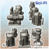 Set of six futuristic industrial machines (7) - Future Sci-Fi SF Post apocalyptic Tabletop Scifi Wargaming Planetary exploration RPG Terrain image