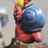 Snail Knight, Galant Gastropod Monster Girl print image