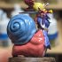 Snail Knight, Galant Gastropod Monster Girl print image