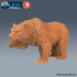 Wolf & Grizzly Bear Set / Wild Animal / Woodland Predator / Evil Beast / Forest Encounter image