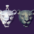 Jaguar pendant for casting image