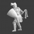 Late medieval Teutonic knight - with flail image