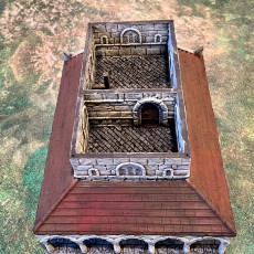 Picture of print of FREE Ivory City FronTiers Model - House - Interior and Ruined Version