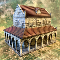 Picture of print of FREE Ivory City FronTiers Model - House - Interior and Ruined Version