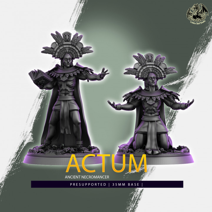 Actum - Ancient Necromancer -'s Cover