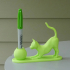 Stretching cat pen holder image