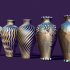 Set of five vases image