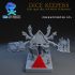 Dice Keepers - D4 Sorcerer miniature & polyhedral dice stand image