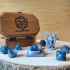 Dice Keepers - D8 Druid miniature & polyhedral dice stand image