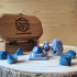Dice Keepers - D12 Dwarf Defender miniature & polyhedral dice stand image