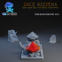Dice Keepers - D100 Mimic Chest miniature & polyhedral dice stand image