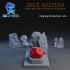 (FULL SET) Dice Keepers - 14 miniature & polyhedral dice stand image