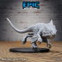 Bipedal Drake Running / Dragonborn Beast / Draconic War Lizard / Reptile Servant / Dragonkin / Evil Dragon Army image