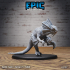 Bipedal Drake Attacking / Dragonborn Beast / Draconic War Lizard / Reptile Servant / Dragonkin / Evil Dragon Army image