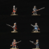 6-15mm Medieval Foot Knights (10 Poses)  HYW-2 image
