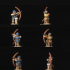 6-15mm Medieval Longbowmen (4 Poses)  HYW-4 image