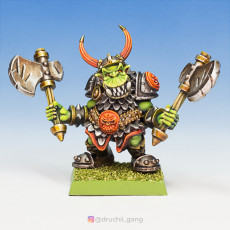 Picture of print of 6 Old School Orcs with Great Weapons (Combined)