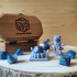 (SET 1 of 2) Dice Keepers - 7 of 14 miniature & polyhedral dice stand image