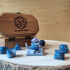 (SET 1 of 2) Dice Keepers - 7 of 14 miniature & polyhedral dice stand image