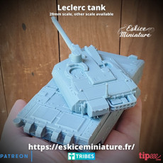 Picture of print of Leclerc tank - 28mm