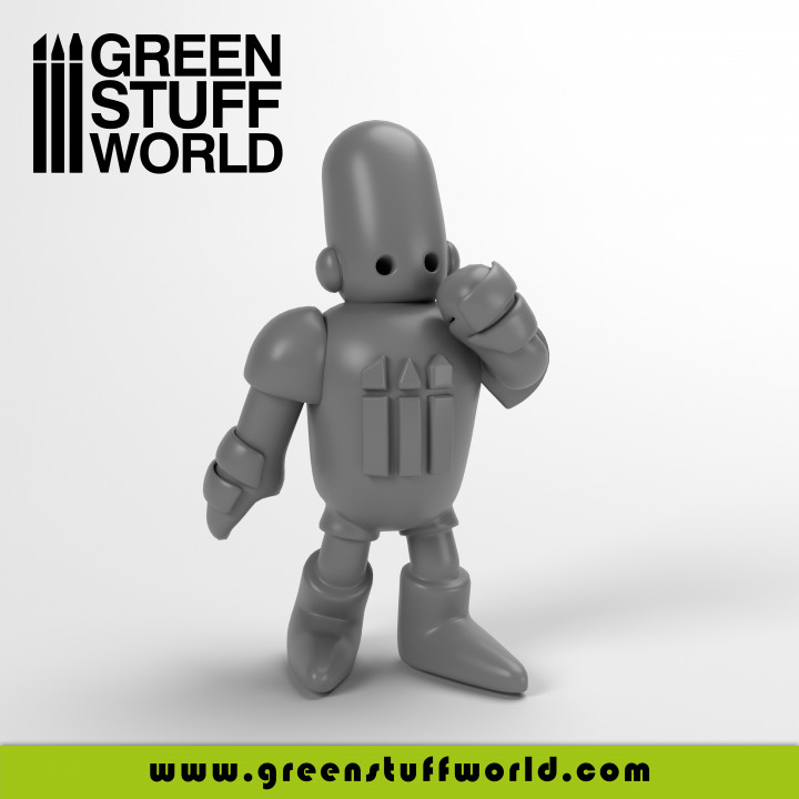 3D Printable GreenStuffWorld - Stuffy - Wondering by Green Stuff World