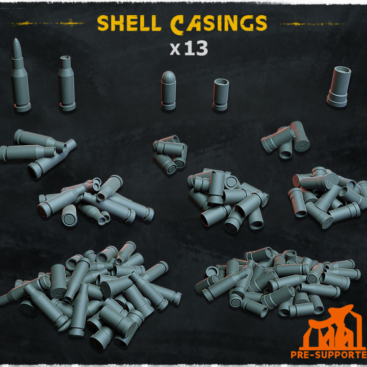 3D Printable Shell Casings -Basing Bits 1.0 by Zabavka Workshop