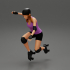 derby girl jumping image