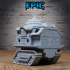 Maxi Drill Steam Engine / Siege Engine / Settler Machine / Roving Vehicle / Colonist Construct / Steampunk Infantry Robot / Invasion Army / Cyberpunk image