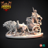Lion Chariot - Olypus Champions - Greek image