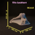 NOT A FULL MODEL Tifa lockhart phone stand image