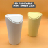 3D Printable Mini Trash Can for Car and Office Use image