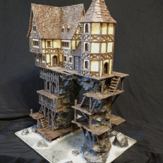 Picture of print of Seaside Cliff Manor - Tabletop Terrain - 28 MM