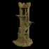 Infested Lookout Tower - Tabletop Terrain - 28 MM image