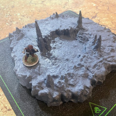 Picture of print of Raised Caverns - Tabletop Terrain - 28 MM