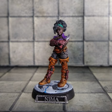 Picture of print of Female Rogue - Nima, Female Rogue ( Female Thief or Rogue )