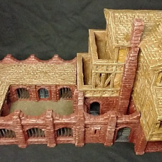Picture of print of Medieval Slaver Manor - Tabletop Terrain - 28 MM