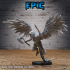 Winged Half Dragon Feather Wings Flying / Evil Dragonborn Warrior / Draconic War Lizard / Reptile Servant / Dragonkin / Drake Army image
