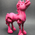 Public Release: Flexi Factory Pegasus, Unicorn, Horse and Alicorn print image