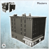 Large modern corner building with store with canopies and roof chimneys (14) - Cold Era Modern Warfare Conflict World War 3 image