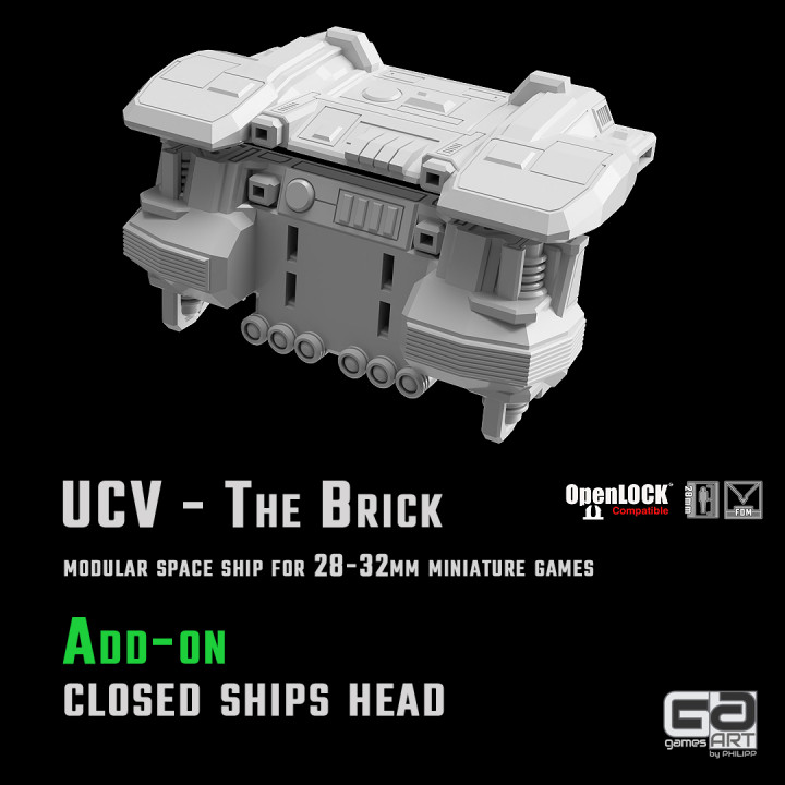 UCV - The Brick Add-on - closed ship's head's Cover
