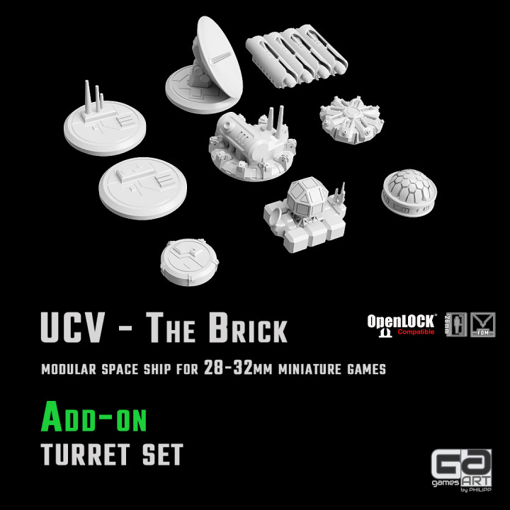 UCV - The Brick Add-on - turret set's Cover