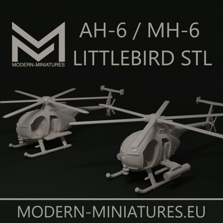 AH-6 & MH-6 Littlebird modular helicopter's Cover