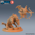 Cerberus & Hell Spawn Team C / Three Headed Hellhound & Demon Minion / Hades Guard Dog & Evil Warrior / Abyss Encounter image