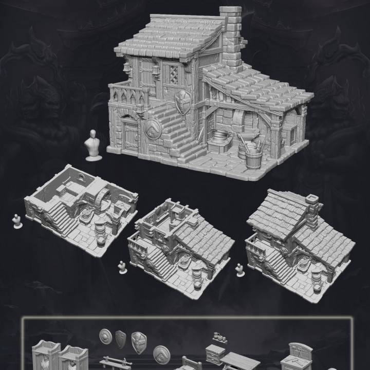 (Perfect)World of Pratheron : Corven Blacksmith's shop's Cover
