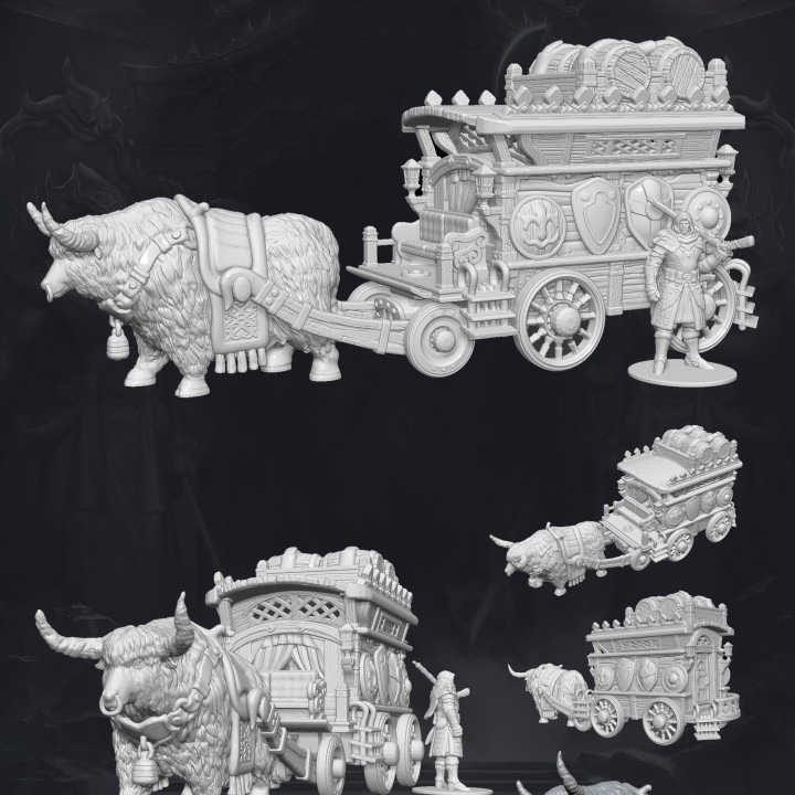 (Perfect)World of Pratheron : Corven Carriage and Yak's Cover